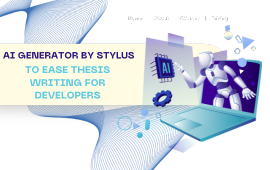 If you are a programmer, use AI thesis builder from Stylus